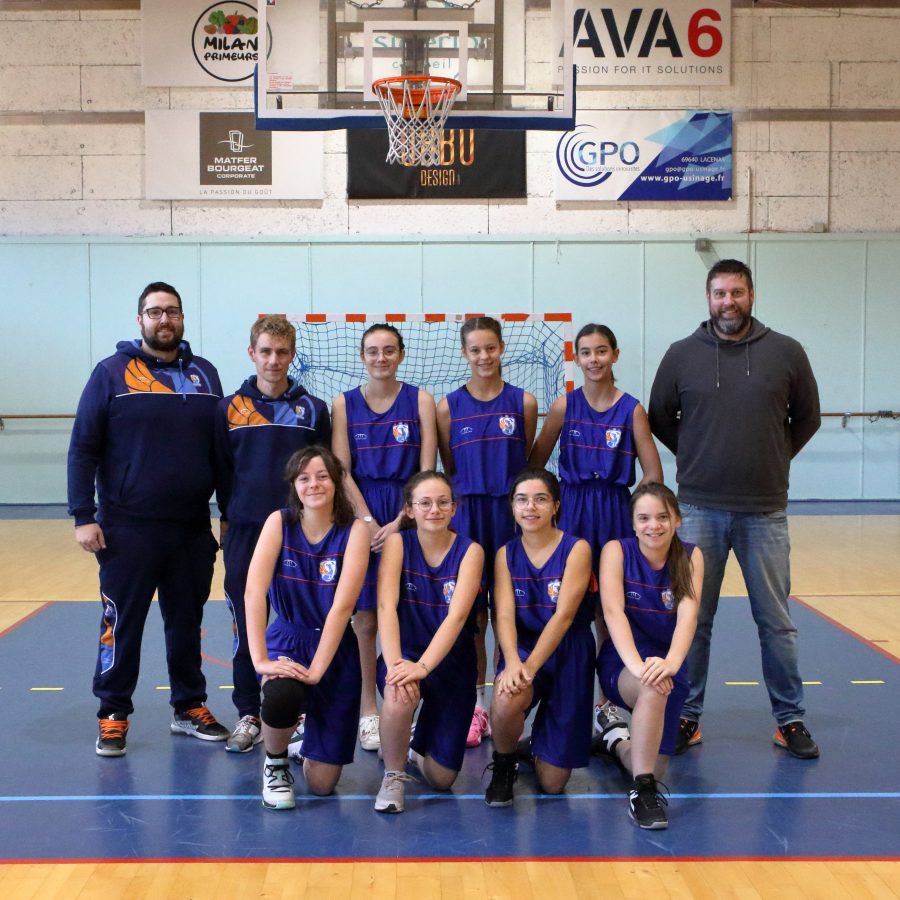 Equipe des moins de 15 ans Féminine - TAC Basket
